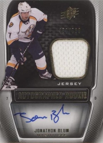 2011-12 SPx - Jonathon Blum #187