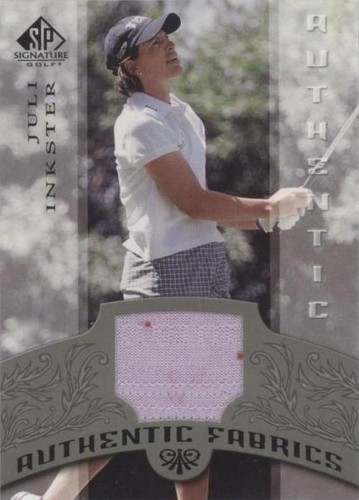 2005 SP Signature - Juli Inkster #AF-JI