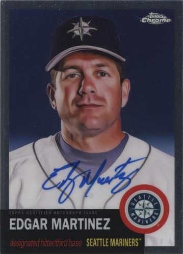 2022 Topps Chrome Platinum Anniversary - Edgar Martinez #CPA-EMA