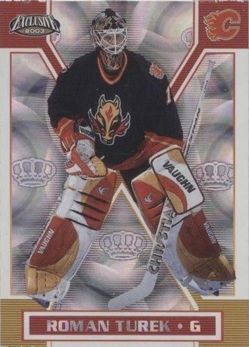 2002-03 Pacific Exclusive - Roman Turek #24