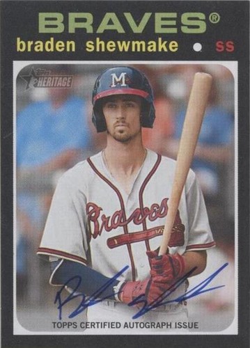 2020 Topps Heritage Minor League Edition - Braden Shewmake #ROA-BS