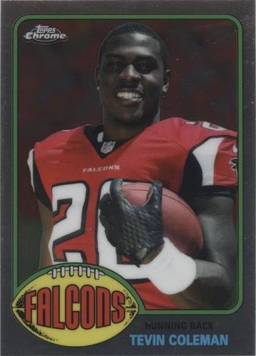 2015 Topps Chrome Tevin Coleman #76-TC
