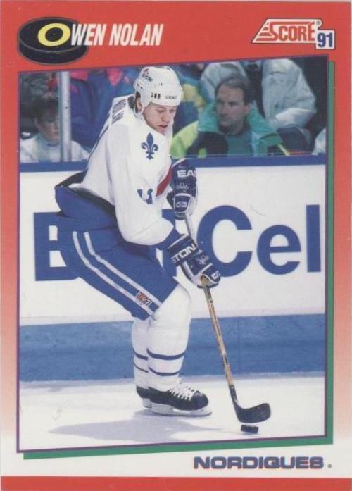 1991-92 Score Canadian - Owen Nolan #143