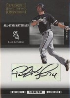 2005 Donruss Prime Patches - Paul Konerko #ASM-10