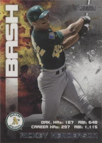 2020 Topps Stadium Club - Rickey Henderson #BAB-9