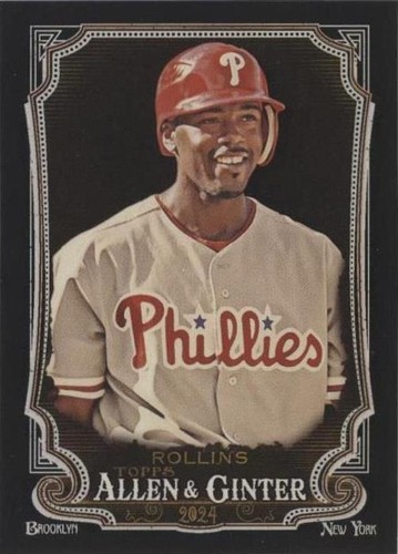 2024 Topps Allen & Ginter X - Jimmy Rollins #103