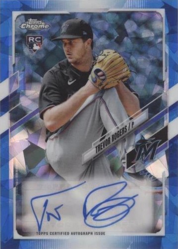 2021 Topps Chrome Update Series Sapphire Edition - Trevor Rogers #RA-TR