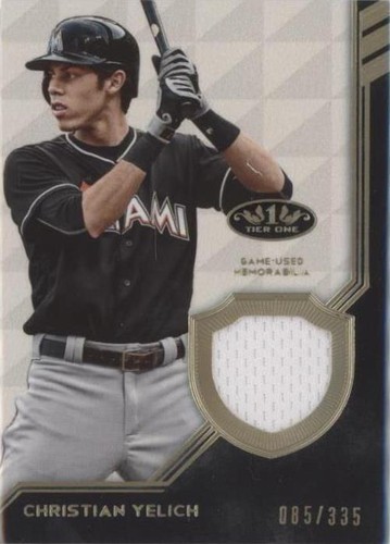 2018 Topps Tier One - Christian Yelich #T1R-CY