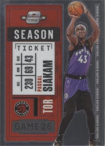 2020-21 Panini Contenders Optic - Pascal Siakam #86
