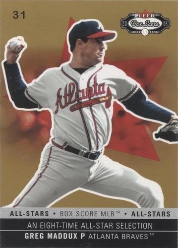 2003 Fleer Box Score - Greg Maddux #164