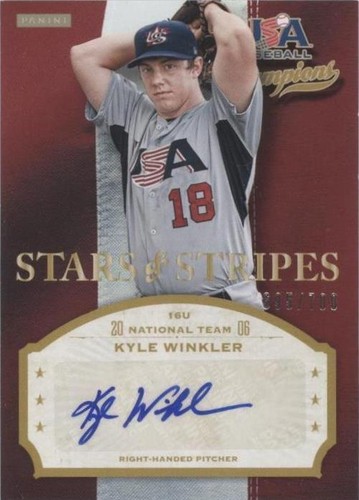 2013 Panini USA Baseball Champions - Kyle Winkler #WNK