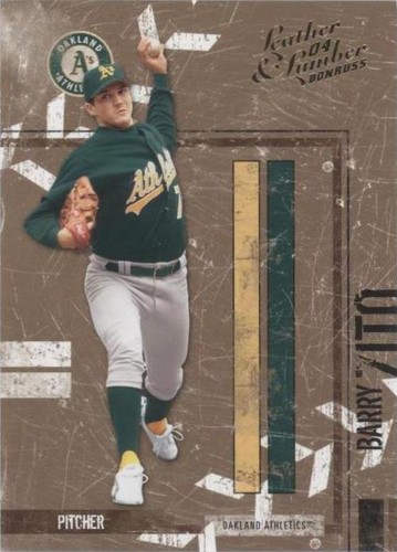 2004 Donruss Leather & Lumber - Barry Zito #103