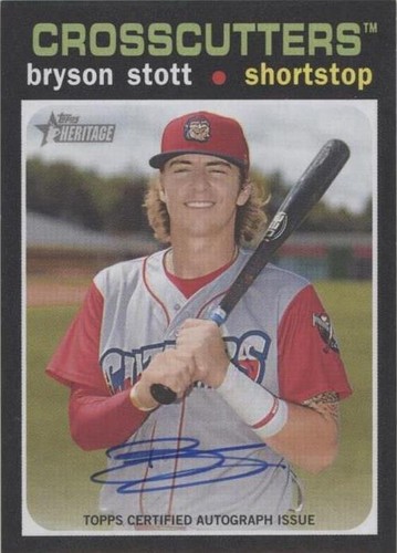 2020 Topps Heritage Minor League Edition - Bryson Stott #ROA-BST