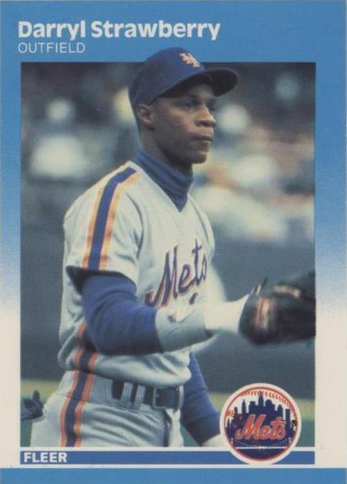 1987 Fleer - Darryl Strawberry #23