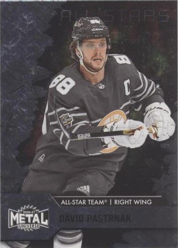 2020-21 Skybox Metal Universe - David Pastrnak #158
