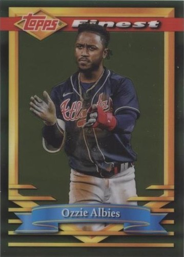 2021 Topps Finest Flashbacks - Ozzie Albies #75