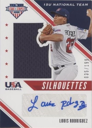 2020 Panini USA Baseball Stars & Stripes - Louis Rodriguez #USJ-LR
