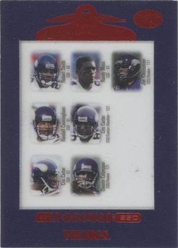 1999 Playoff Absolute SSD Cris Carter Daunte Culpepper Jim Kleinsasser #146