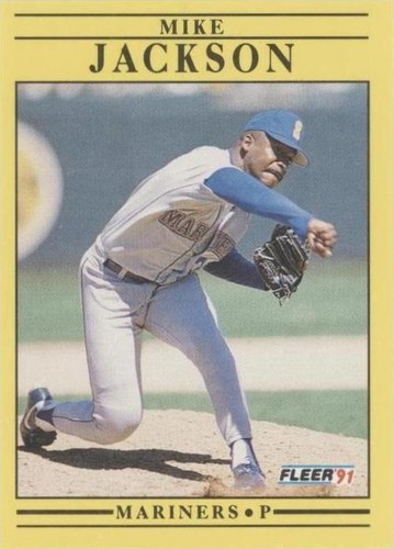 1991 Fleer - Mike Jackson #454