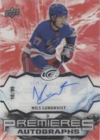 2021-22 Upper Deck Ice - Nils Lundkvist #IPA-NL