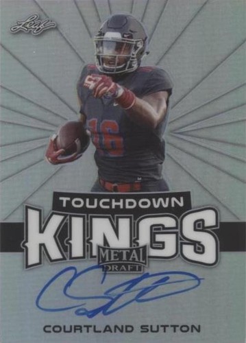 2018 Leaf Metal Draft Courtland Sutton #TK-CS1
