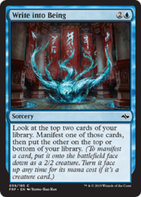 WRITE INTO BEING X4 SP *FATE REFORGED*