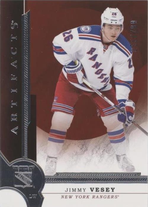 2016-17 Upper Deck Artifacts - Jimmy Vesey #RED200