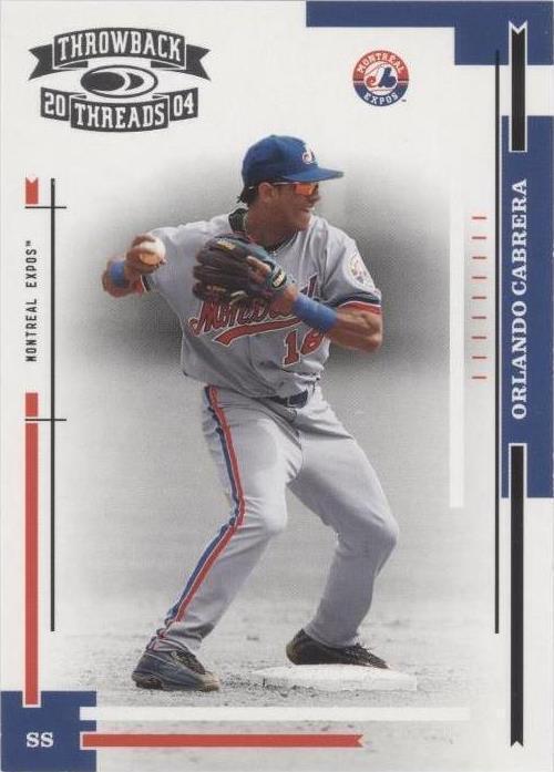 Donruss Throwback Threads 2004 - Orlando Cabrera #122