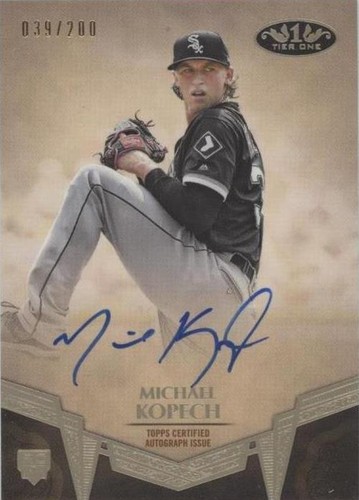 2019 Topps Tier One - Michael Kopech #BA-MK