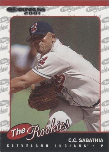 2001 Donruss The Rookies - C.C. Sabathia #R99