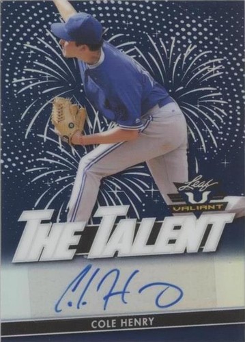 2020 Leaf Valiant - Cole Henry #TT-CH1