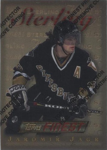 1995-96 Topps Finest - Jaromir Jagr #185