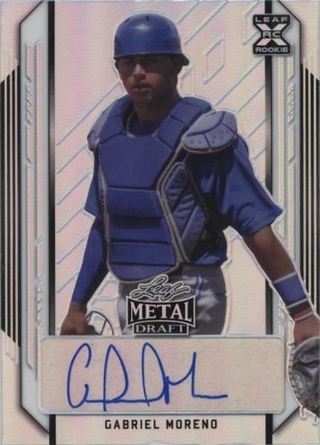 2021 Leaf Metal Draft - Gabriel Moreno #BA-GM1