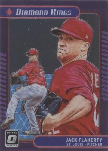 Jack Flaherty Panini Donruss Optic 2021 No. 162 St. Louis Cardinls