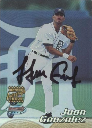 2002 Bowman's Best - Juan González #101