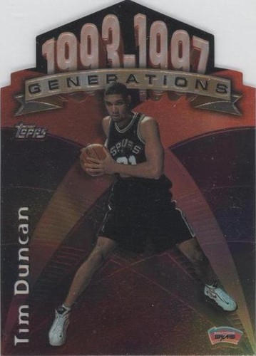 1997-98 SPx Gold Tim Duncan #37 Rookie RC HOF | eBay