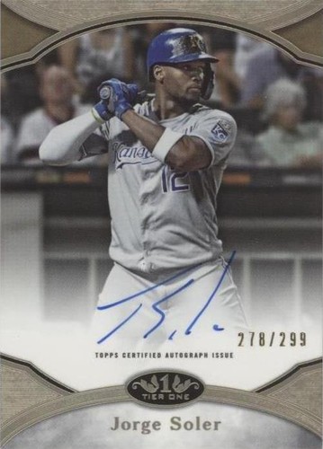 2020 Topps Tier One - Jorge Soler #PPA-JOS