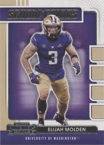 2021 Panini Contenders Draft Picks Elijah Molden #38