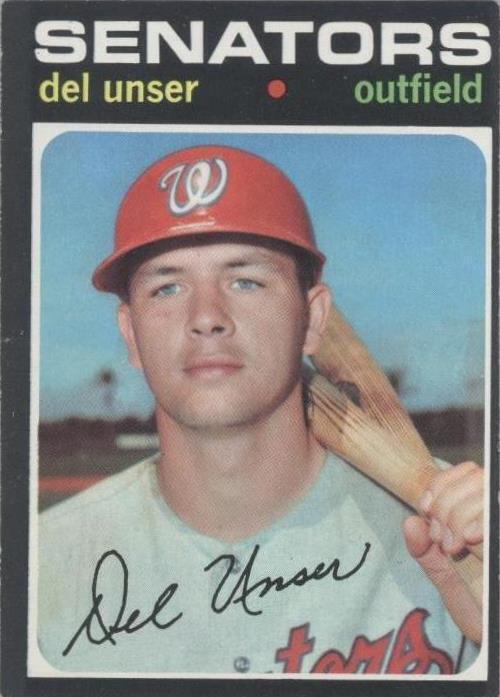 1971 Topps - Del Unser #33