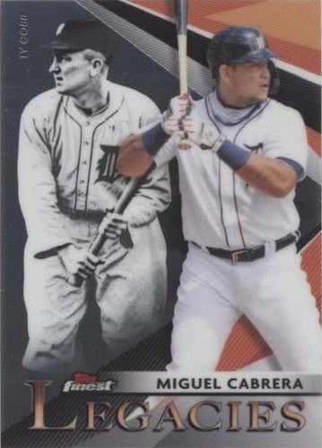 2021 Topps Finest - Miguel Cabrera Ty Cobb #FL-MC