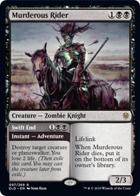 MTG - Murderous Rider - Promo Pack: Throne of Eldraine - Light Play - Normal