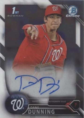 2016 Bowman Draft - Dane Dunning #CDA-DD