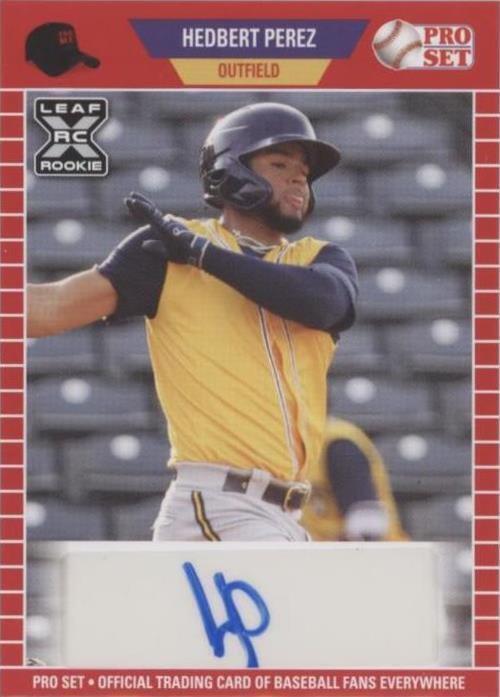2021 Leaf Pro Set Baseball Blaster - Hedbert Perez #PS-HP1