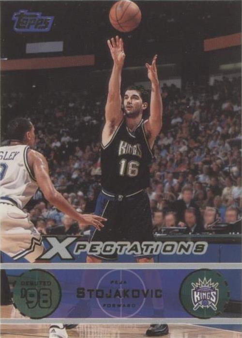 2001-02 Topps Xpectations - Peja Stojakovic #61
