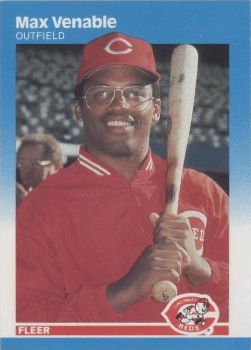 1987 Fleer - Max Venable #216