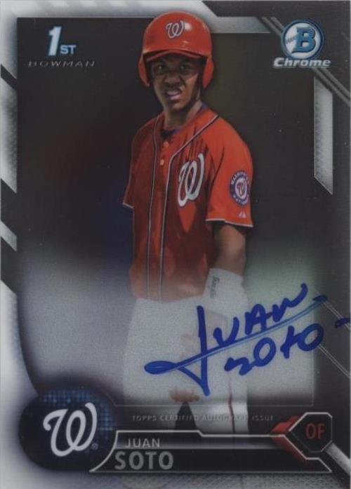 Bowman Chrome 2016 - Juan Soto #CPA-JS