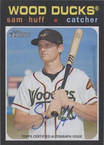 2020 Topps Heritage Minor League Edition - Sam Huff #ROA-SH