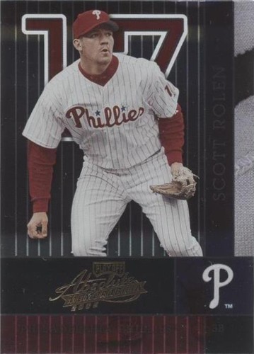 メジャーリーグ　カード　SCOTT ROLEN 2003 Playoff Absolute Memorabilia #27 Scott Rolen St. Louis