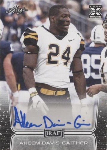 2020 Leaf Draft Akeem Davis-Gaither #BA-ADG