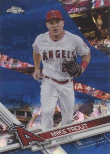2017 Topps Chrome Sapphire Edition - Mike Trout #20